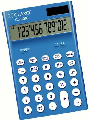 CLARO CL - 1101C Blue CL - 1101C Blue Basic  Calculator