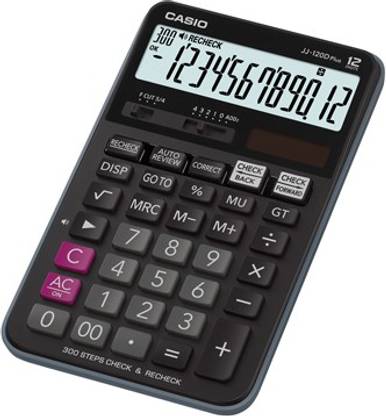 CASIO JJ-120D JJ-120D Plus Basic  Calculator