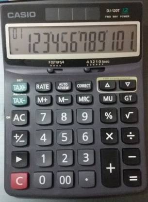 CASIO DJ-120T Basic  Calculator