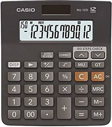 CASIO CASIO,MJ-12D Basic  Calculator