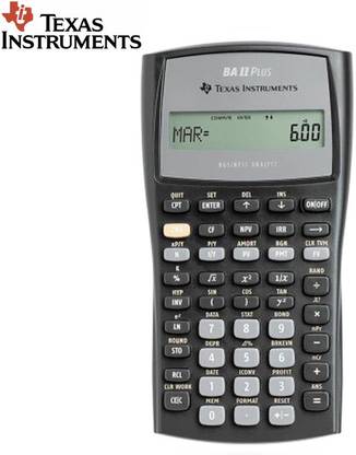 TEXAS INSTRUMENTS BAII Plus Stealodeal BAII Plus Financial  Calculator