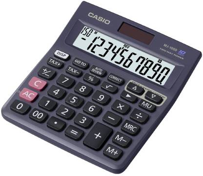 CASIO MJ 100 Da MJ 100 Da Basic  Calculator