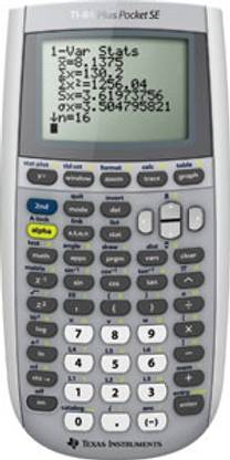 TEXAS INSTRUMENTS TI-84 Plus SE Pocket TI-84 Plus SE Pocket Graphical  Calculator