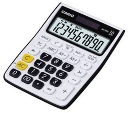 CASIO MS-10VC-BK MS-10VC-BK Basic  Calculator
