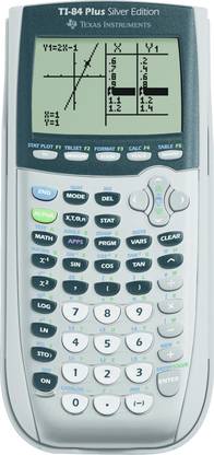 TEXAS INSTRUMENTS TI-84 Plus Silver Edition TI-84 Sliver Graphical  Calculator