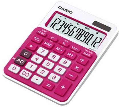 CASIO Casio MS-20NC-RD Desktop Calculator Basic  Calculator