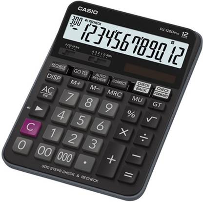 CASIO DJ 120 D Plus DJ 120D Plus Basic  Calculator
