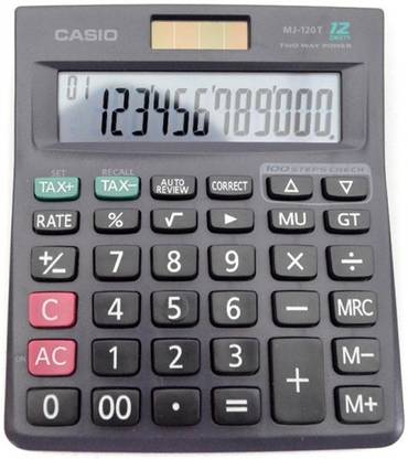 CASIO MJ-120T MJ-120T-w Basic  Calculator
