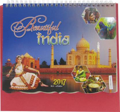 A1 Amazing Bharat 2017 Table Calendar