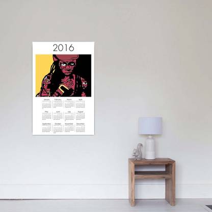 Hawtskin Lil Wayne Devil Artwork 2682 wall calendar 2016 Wall Calendar