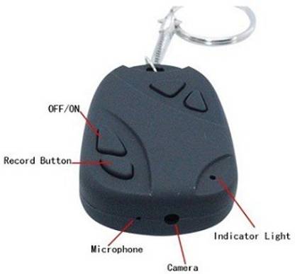 AUTOSITY Detective Security Spy Key Chain Spy Camera Camcorder