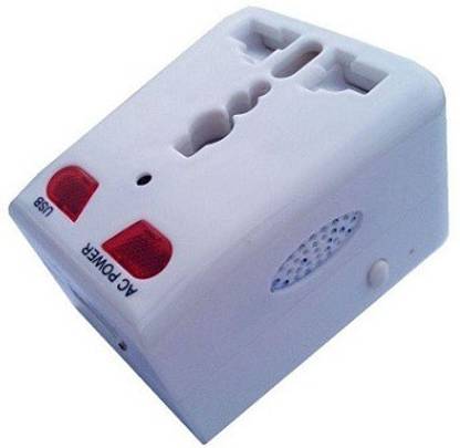 AUTOSITY Secrete Detective White Plastic Socket Spy Camera with Video Recording Camcorder