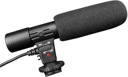 SRK MIC-01 STEREO DSLR MIC for NIKON WITH 3.5 mm jack Camera Microphone