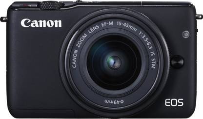 Canon EOS M10 with EF-M15-45 mm f/3.5 - 6.3 IS STM Mirrorless Camera