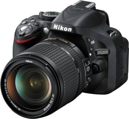 NIKON D5200 DSLR Camera (Body with 18 - 140 mm VR DX Lens)