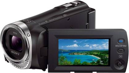 SONY 16GB HDR-PJ340E/B with Built-in Projector & Wi-Fi/NFC Full HD Camcorder Camera