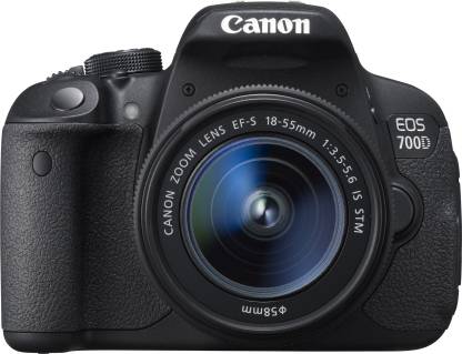 Canon EOS 700D DSLR Camera Body with Dual Lens: EF S18 - 55 mm IS II and EF S55 - 250 mm IS II (16 GB SD Card + Camera Bag)