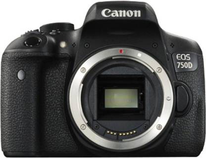 Canon EOS 750D DSLR Camera (Body Only) (8 GB SD Card + Camera Bag)