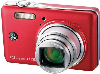 GE E1255W 1 MP 5X OPT SD/SDHC Point & Shoot Camera