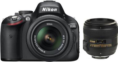 NIKON D5100 (AF-S 18 - 55 mm VR Kit + AF-S NIKKOR 50 mm F/1.8G Le) DSLR Camera