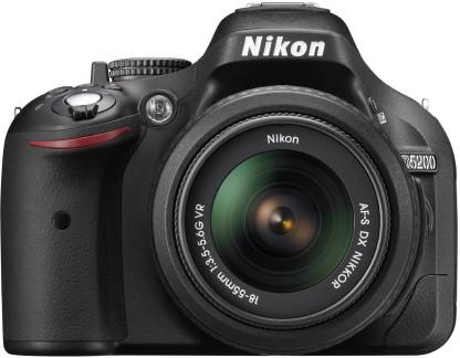 NIKON D5200 DSLR Camera (Body with AF-S DX NIKKOR 18-55 mm F/3.5-5.6G VR II Lens)