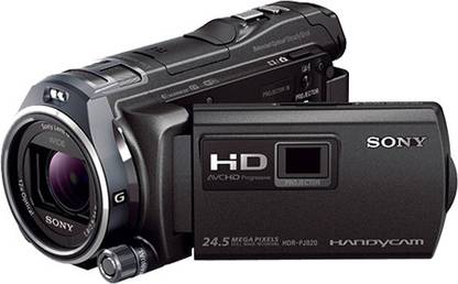 SONY 64GB HDR-PJ820E/B with Projector, Electronic View Finder & Wi-Fi/NFC Full HD Camcorder Camera