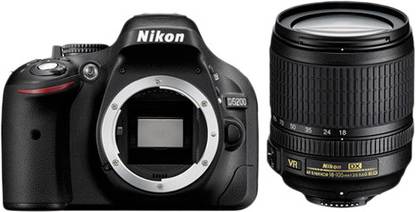 NIKON D5200 (Body with AF-S 18-105 mm VR Lens) DSLR Camera (Body only)