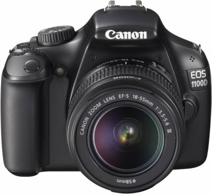 Canon EOS 1100D DSLR Camera (Body with EF-S 18-55 mm III Lens)