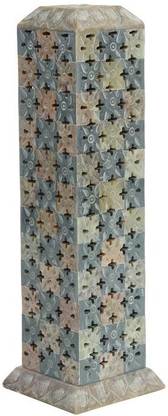 Pooja Creation Stoneware 1 - Cup Candle Holder