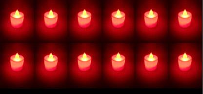 Home Delight Red T-light LED Candle
