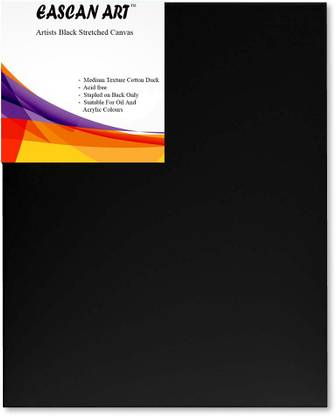 Eascan Art 14" X 20" Cotton Medium Grain Pre Stretched Canvas (Set of 1)