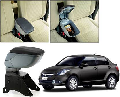 AUTO PEARL BARM197 - Maruti Suzuki Swift Dzire Type-3 - Premium Quality Grey Console Box For - Car Armrest