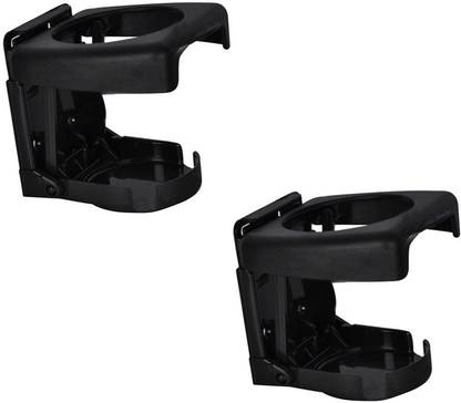 Speedwav Foldable Car Drink/Can/Bottle Holder Set Of 2 BLACK-Renault Koleos Car Bottle Holder