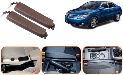AUTO PEARL Premium Quality Car 100% Gap Coverage In Front of, Surrounding & Behind Seat Gap Filler Cola For - Toyota Camry Car Side Seat Catcher