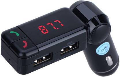 VibeX v2.1+EDR Car Bluetooth Device with 3.5mm Connector, Audio Receiver, Car Charger, FM Player, FM Transmitter