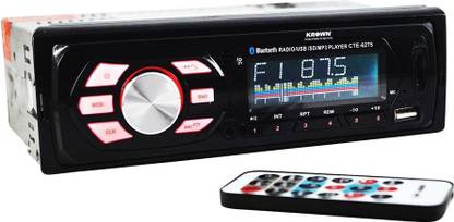 KROWN Car Bluetooth AM FM MP3 Stereo Radio Receiver Aux with USB SD 4 x 45W CS-6275BT Car Stereo