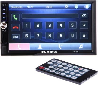 Sound Boss SBDD-03	Double Din Bluetooth Car Video Player 7'' HD Touch Screen Stereo Radio FM/MP3/MP4/MP5/Audio/USB/TF/AUX/REAR VIEW CAMERA Connectivity Car Stereo
