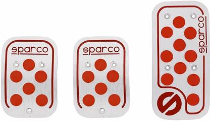 sparco Anti Slip 3D Dot Kit Set Of 3 Orange-Hyundai Verna Transform Car Pedal