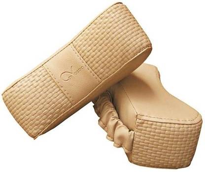 Fun N Shop Beige Polyester Car Pillow Cushion for Universal For Car