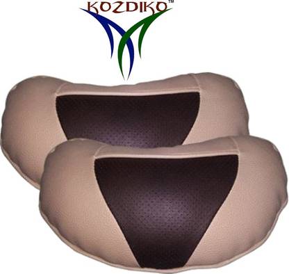 KOZDIKO Beige, Brown Leatherite Car Pillow Cushion for Mercedes Benz
