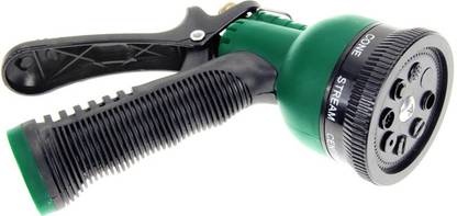 GENEXTONLINE Plastic Copper Multifunction 7 Pattern Water Nozzle Household Spray Gun