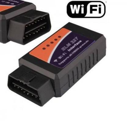 Alria ELM327 WIFI Wireless OBDII OBD2 Car Diagnostic Scanner adapter for iPhone iPod One Way Alarm