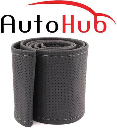 Auto Hub Hand Stiched Steering Cover For Hyundai WagonR
