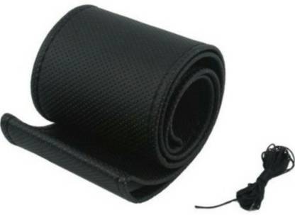ELECTRIBLES Hand Stiched Steering Cover For Honda Amaze
