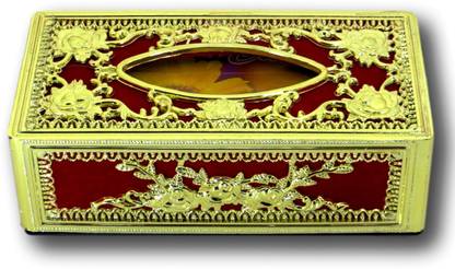 Auto Car Winner Golden-Red Vehicle Tissue Dispenser