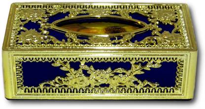 Auto Car Winner Golden-Blue Vehicle Tissue Dispenser