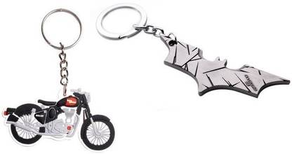 i-gadgets Royal Enfield Bike Shaped and Dark Knight Rises Batman Key Chain