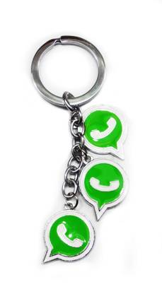 ADITYA TRADERS ATTRACTIVE METAL WHATSS APP KEYCHAIN Key Chain