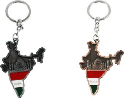 Target Retail TAJMAHAL IN INDIA GREY AND COPPER COLOR KEYRING Key Chain