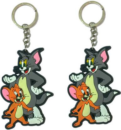 AA Retail Tom and Jerry Combo Soft Silicone Key Chain